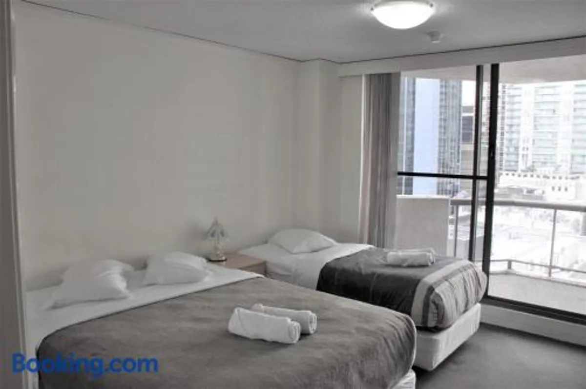Image of Accommodation Sydney - Kent Street Sydney CBD Top floor 2 bedroom apartment with balcony