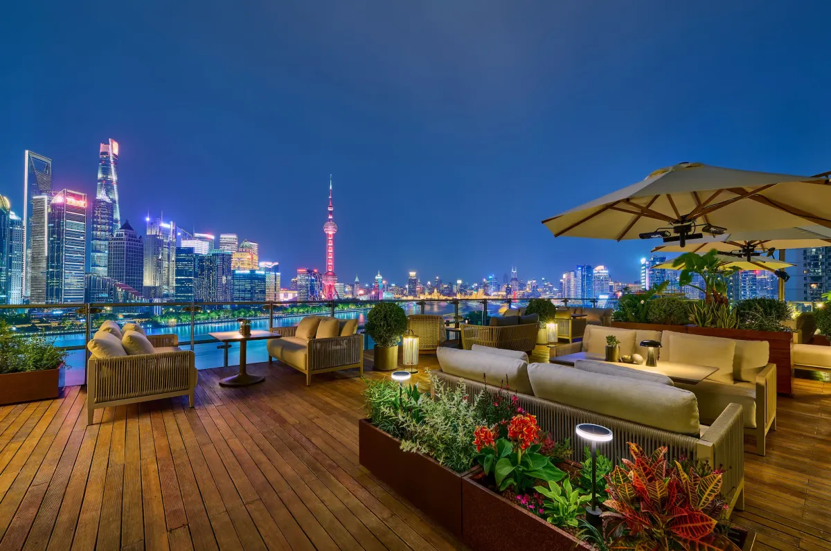 Image of Banyantree Shanghai On the Bund - Tales rooftop bar boasts a jaw-dropping panoramic vista