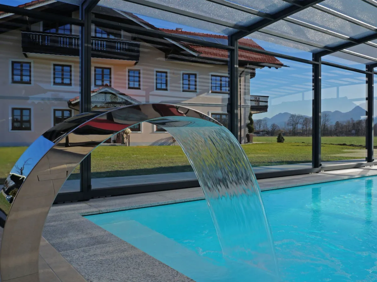 Image of Alluring Holiday Home in Ubersee with Whirlpool