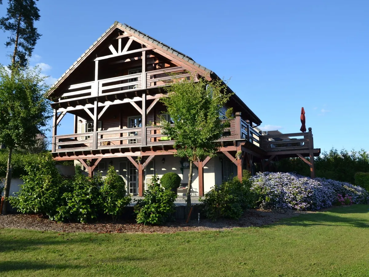 Image of Affluent Chalet in Septon with Whirlpool, Sauna, Hot Tub