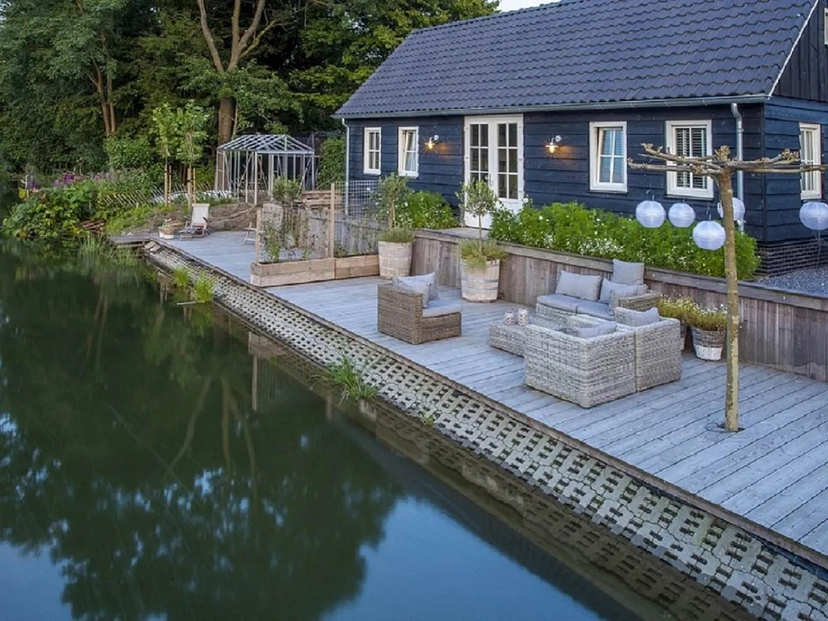 Image of Gorgeous Riverside Chalet in Cothen