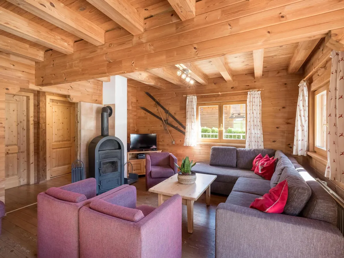 Image of Primeval wood chalet with private wellness and terrace