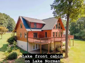 Image of Lake Norman Cabin Retreat -lake front-with private boat dock-