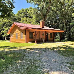Image of Kishauwau's Starved Rock Area Cabins - Studio (Bridge) Cabin - sleeps either 3 adults or 2 adults/2 kids