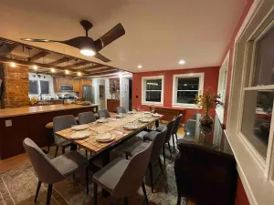 Image of Keene Center Farmhouse: Large & Cozy + Hot Tub