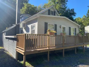 Image of Creekside Cottage Next to Knoebels Amusement Resort. Large Yard, Fire Pit, Patio