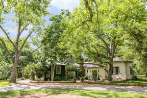 Image of Historic House on San Antonio River and Mission Trail next to Mission San Juan