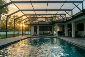 Image of Spacious & Private Guest Pool House Oasis