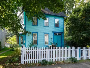 Image of The Blue House in Bucks County, PA