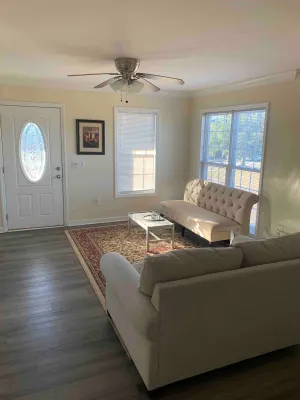 Image of Downtown duplex on stilts.