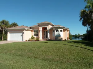 Image of Luxury villa with waterfront, boat dock and heated pool!