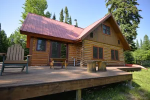 Image of Wolf Track Den, Cozy Grand Marais Log Cabin