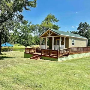 Image of Small Home near Lake Fork w/ Stocked Pond