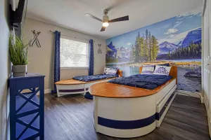 Image of Stylish Lake home with HUGE POOL, Arcade with PS5,and Theater Just 5 min from Legoland