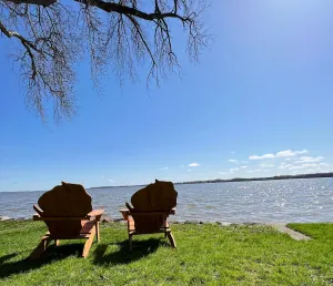 Image of Vast Lake Koshkonong Views from Pier, Deck, & Home