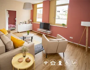 Image of Eckhof Domizil - Großzügige Ferienwohnung mit kleinem Garten in der Altstadt von Gotha