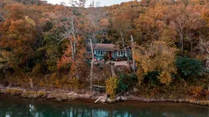 Image of Cabin on the river, great views, swim access