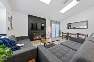 Image of 3 Bedroom Ranch Home w/ fenced back yard and deck.