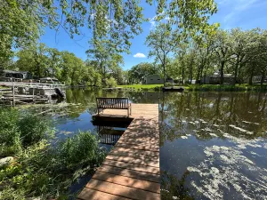 Image of Briggs Lake Bungalow - Ice fishing, fall colors