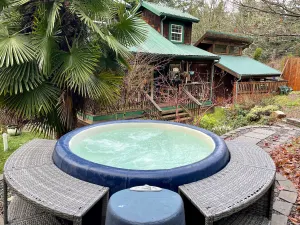 Image of The Woodpecker Cabin on Guemes Island with Hot Tub!