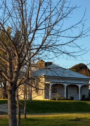 Image of The Station Masters Cottage in Young. Pet friendly