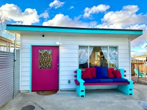 Image of The Cowgirl Cabana. A private, gated bungalow.