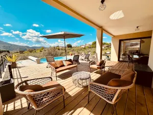 Image of Beautiful!!! Villa Cassis south Ardèche Les Vans private pool breathtaking view