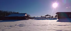 Image of Woodys Retreat  this rental includes the barn outdoor covered fire pit