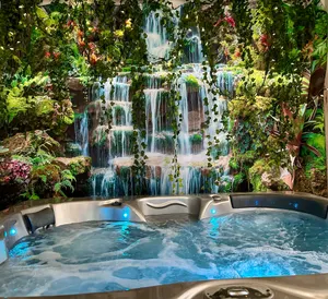 Image of NEW CABIN ~HOT TUB IN THEATER~1 QUIET ACRE ~HIKING ~FIRE PIT ~KING SUITES