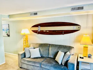 Image of Ocean-Themed Condo near the Ocean w\/Private Washer\/Dryer, Central A\/C, WiFi