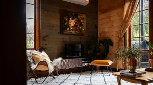 Image of Cabin 1 - The Quarters - Romantic loft bedroom