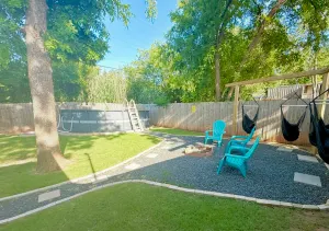 Image of Hidden Oasis – Pool, Fire Pit & Hammock Chairs