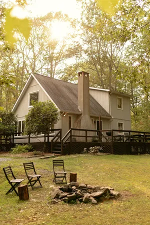 Image of The Gray Chalet - private lot close to Lake Wallenpaupack & downtown Hawley