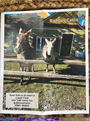 Image of ⭐️Down Town in the Heart of Cripple Creek, HOT TUB! Family Fun @ BishopsCabin!