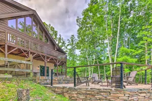 Image of  ridgetop View  Nebo Cabin: Hot Tub, Fire Pit