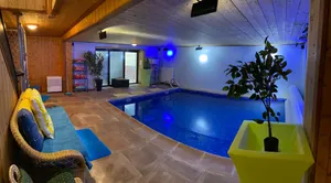 Image of Stone Farmhouse In Central France with all year indoor heated pool