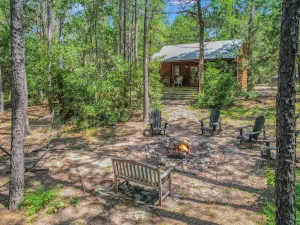 Image of Piney Woods Cabin on 20 Acres/Close to Round Top