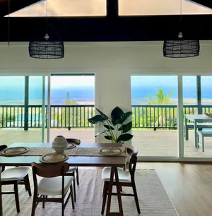Image of Stunning Ocean Views + Designer Designed Kona Home