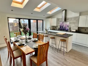 Image of Beautiful modern family home, parking and garden