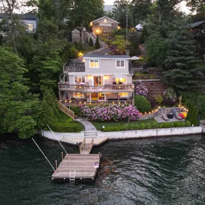Image of Direct Lakefront Living - Floating Dock, Boat Watching, Kayaks, & EV Charger