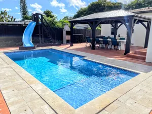 Image of Magnolia House Miami - Pool home with Water Slide,  BBQ & Gazebo