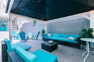 Image of 3-BR house walk to beach, shopping, bars, NYC train. 6-beach passes & 4-bikes.