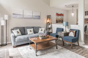 Image of Modern Spacious 2BR w/ King Bed & Private Patio (So CLT)