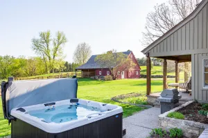 Image of Private secluded home on 40 acres 3 miles from downtown Stillwater with hot tub