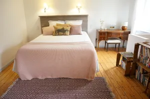 Image of Village house between land and sea