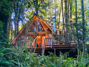 Image of Luxurious European Chalet with Riverview/ Forest