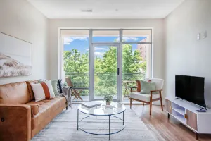 Image of Chic 1 bed Apt + Rooftop & Gym - Downtown Stamford