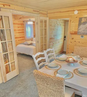 Image of Little Red Cabin @ Buckeye Lake with Hot Tub