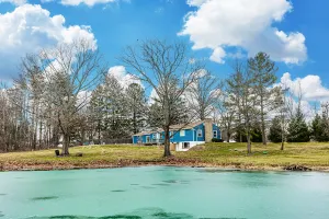 Image of Modern 4BR Retreat on 3 Acres w\/ Hot Tub & Pond