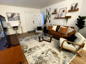 Image of Earthy Modern 2 BDR Mid-Century Home Pets OK